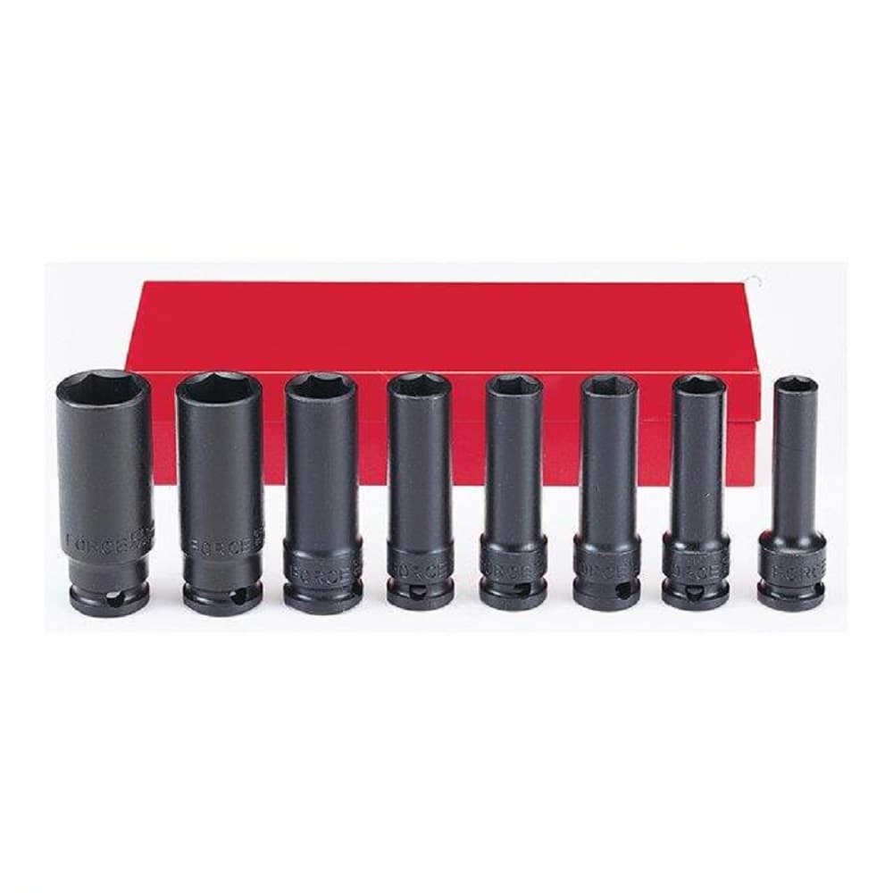 جعبه بکس فشار قوی 3/8 درایو بلند 8 عددی مدل F3084 برند FORCE