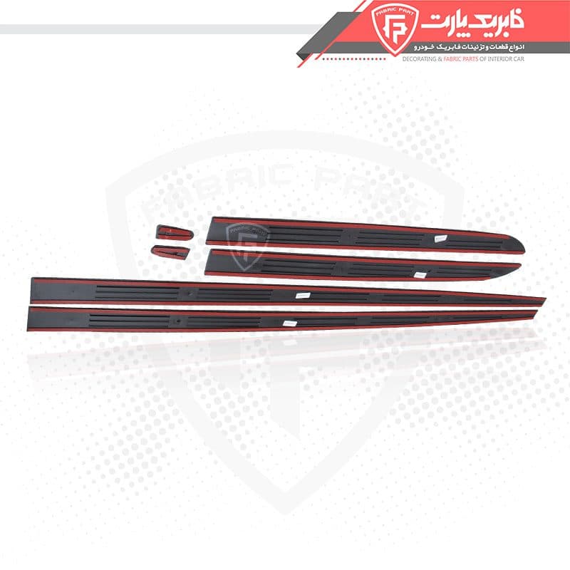 زه پلاستیکی روی درب پراید 132 کامل خاکستری — تصویر ۶