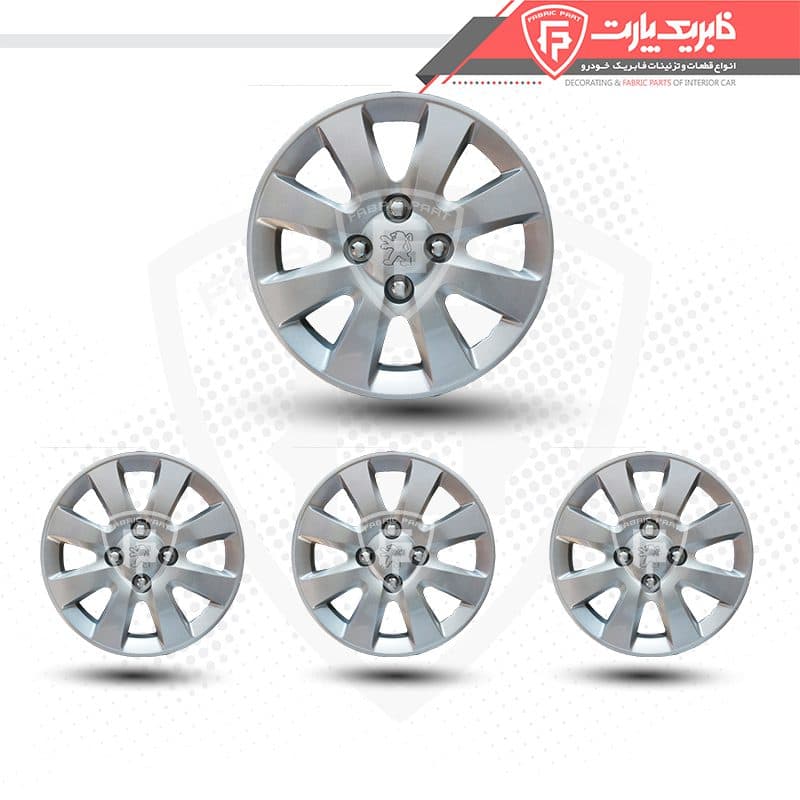 قالپاق پژو 405 slx – دست کامل 4 عدد — تصویر ۴