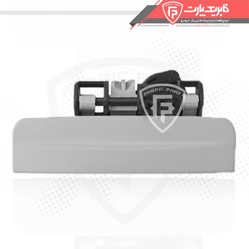 مجموعه دستگیره درب بازکن بیرونی سمند سورن خام عقب چپ — تصویر ۵