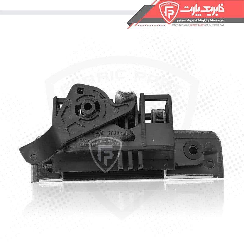 مجموعه دستگیره درب بازکن بیرونی سمند سورن خام عقب چپ — تصویر ۷
