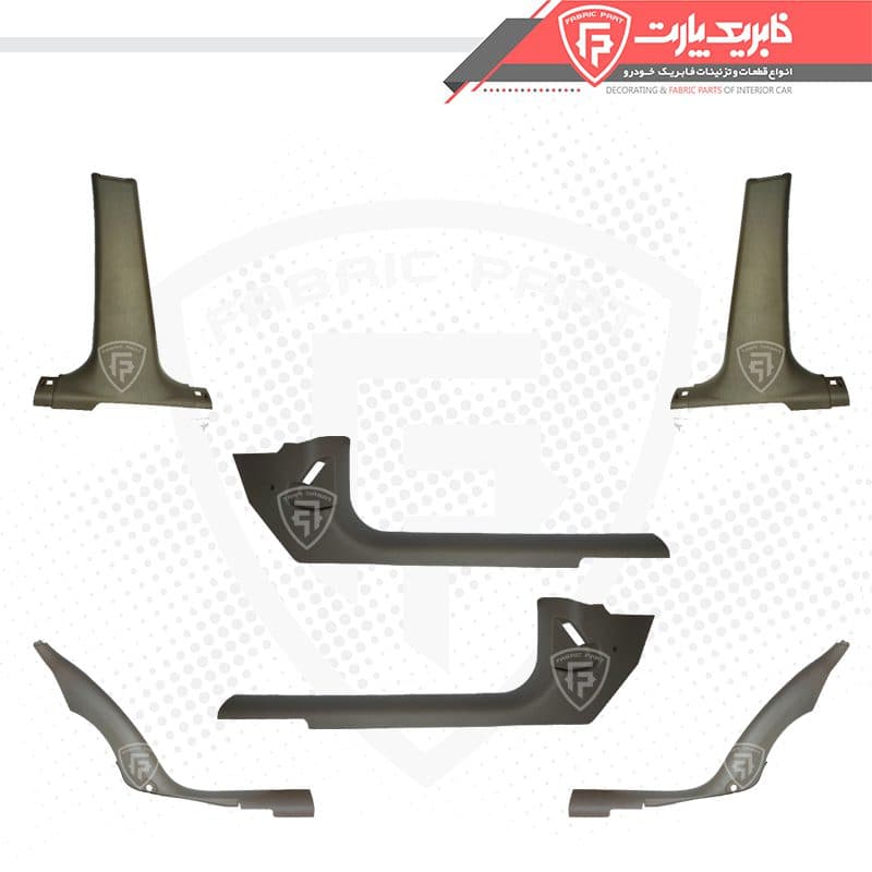 قاب ستون 6 تکه سمند پایین کرم