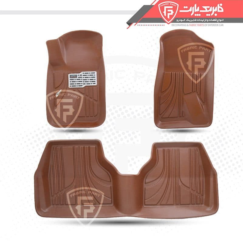 کفپوش سه بعدی پلاستیکی پژو 405 و پارس زرشکی