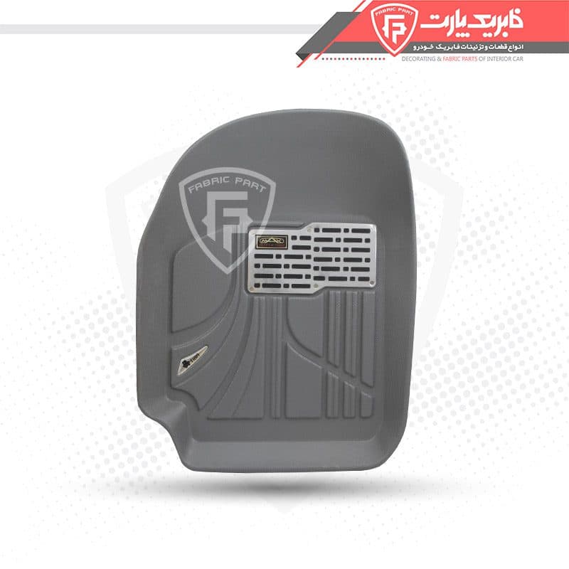 کفپوش سه بعدی پلاستیکی تیبا طوسی — تصویر ۴