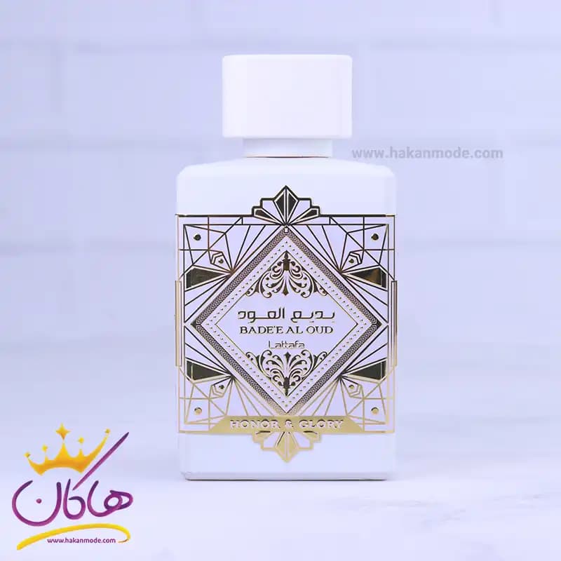 ادکلن لطافه یونیسکس بدیع العود هانر اند گلوری 100 میل — تصویر ۸