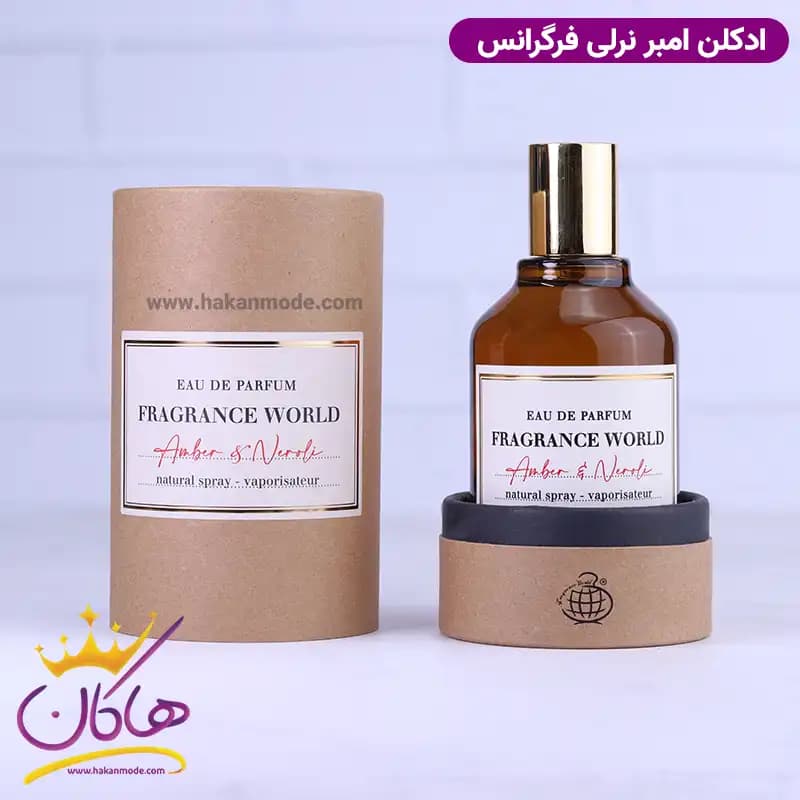 ادکلن فرگرانس یونیسکس امبر اند نرولی مدل بلک پپر اند امبر نرولی 80 میل — تصویر ۵