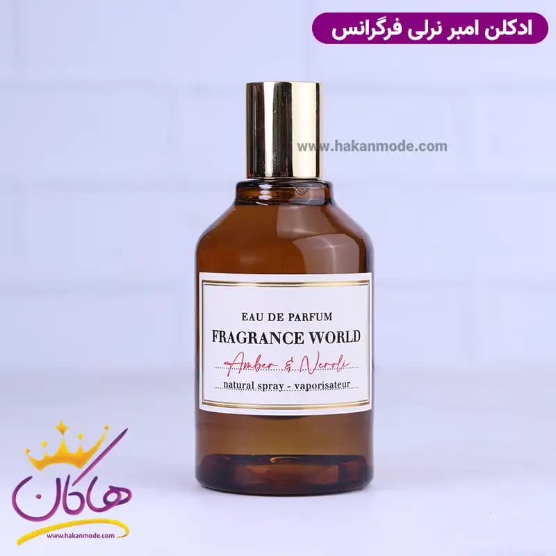 ادکلن فرگرانس یونیسکس امبر اند نرولی مدل بلک پپر اند امبر نرولی 80 میل — تصویر ۳