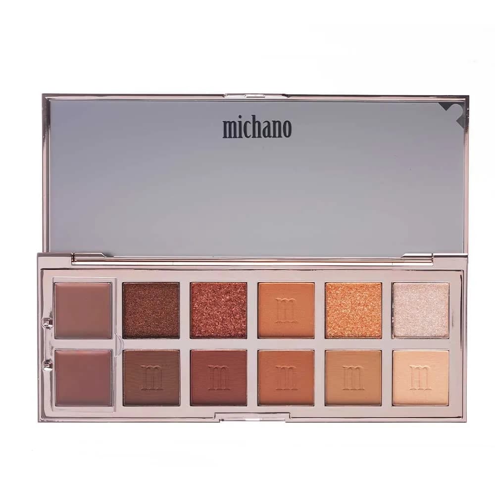 پالت سایه ۱۲ رنگ COPPER GLOW میچانو