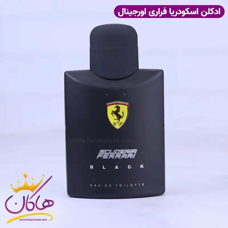 ادکلن فراری مردانه اسکودریا بلک ادوتویلت اورجینال — تصویر ۳