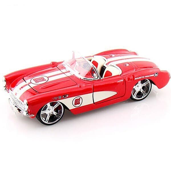 ماکت ماشین Chevrolet Corvette 1957 اسمبلی برند Maisto — تصویر ۷