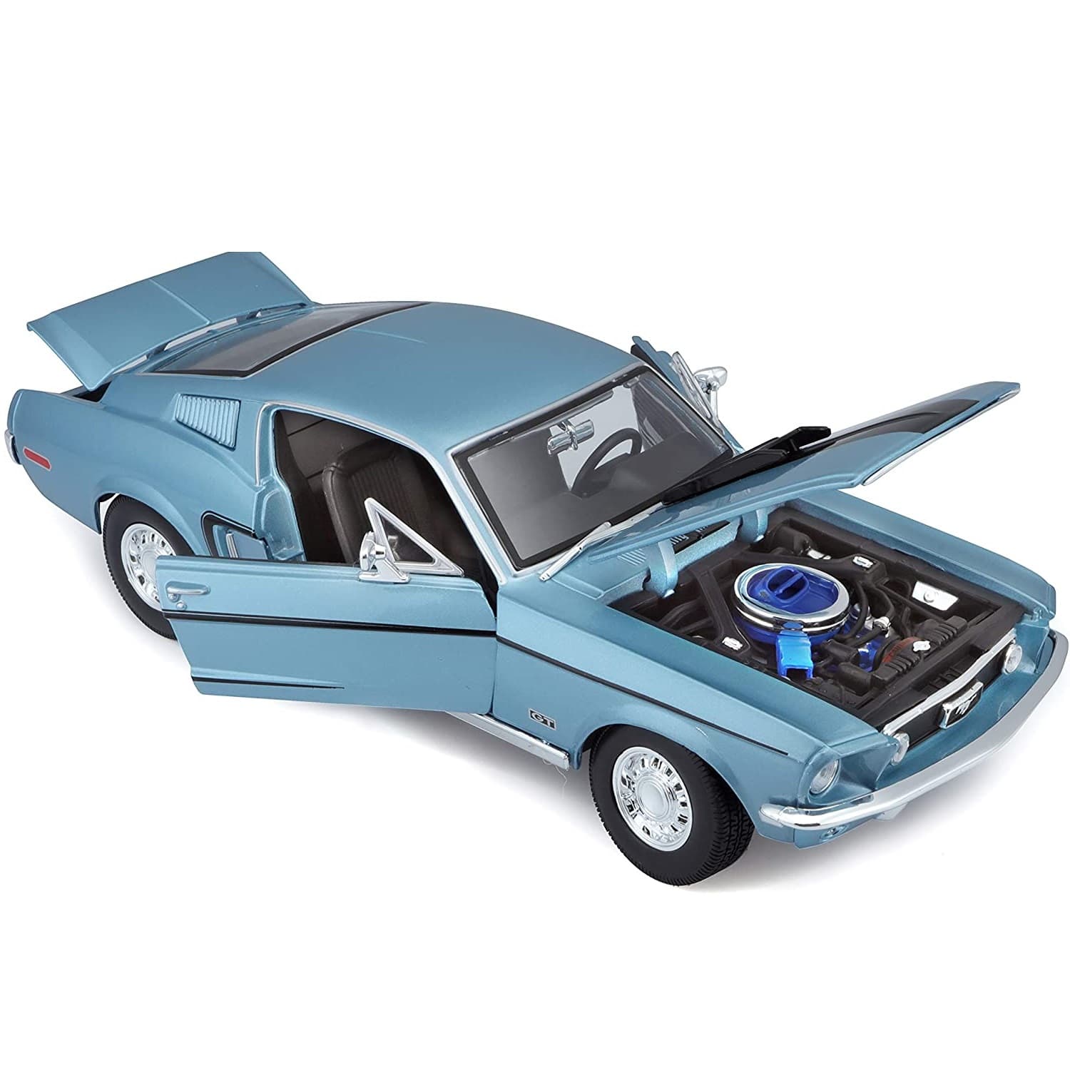 ماکت ماشین Ford Mustang GT Cobra Jet 1968 برند Maisto — تصویر ۸