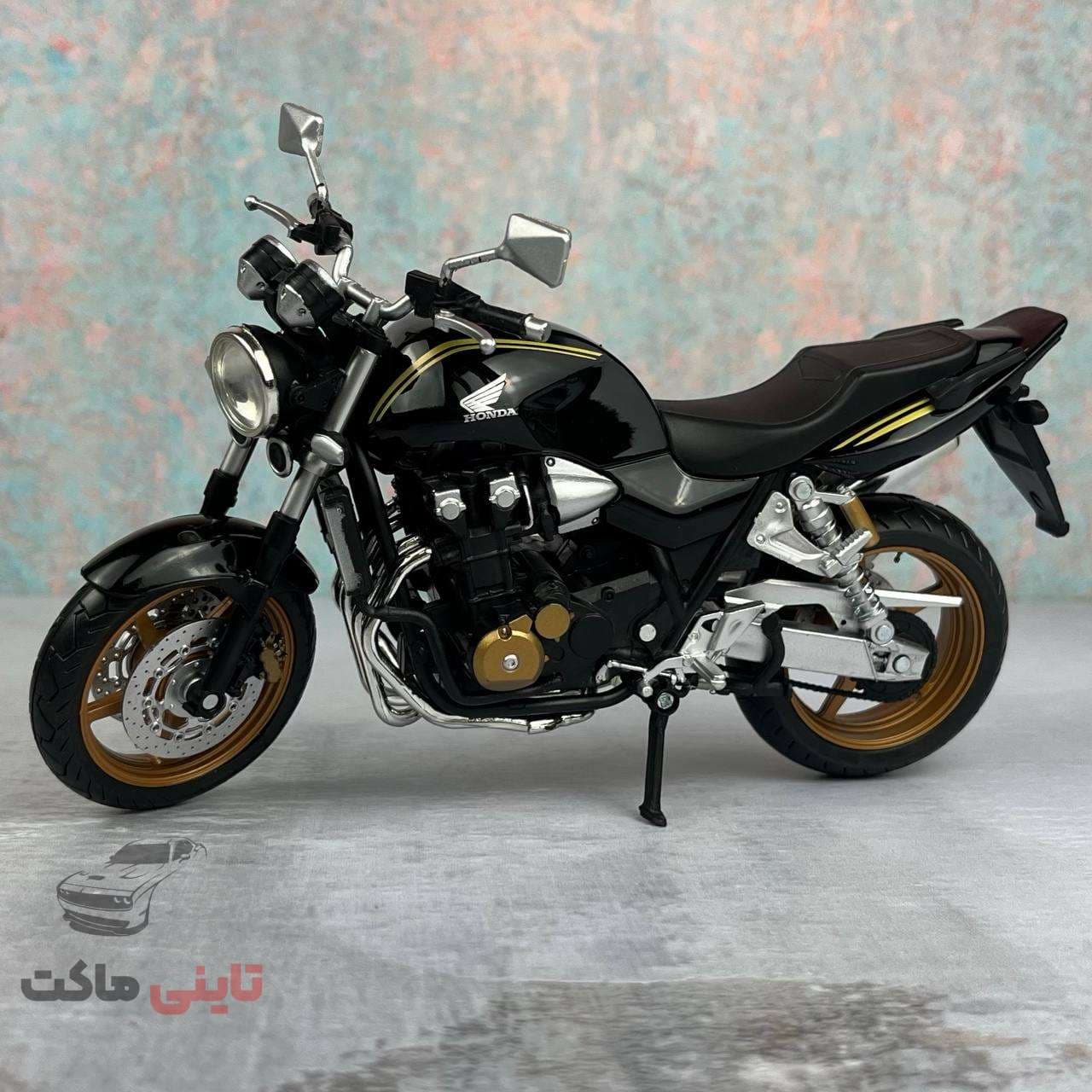ماکت موتور Honda CB1300 برند Automaxx رنگ مشکی — تصویر ۱۱