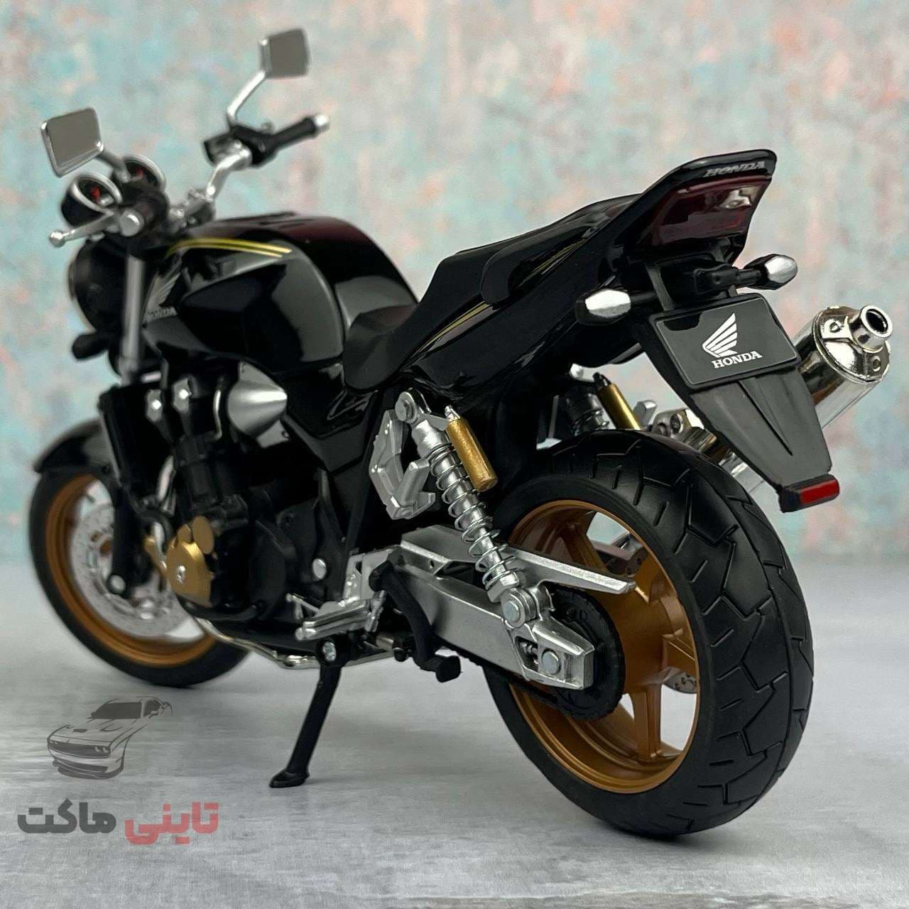 ماکت موتور Honda CB1300 برند Automaxx رنگ مشکی — تصویر ۶