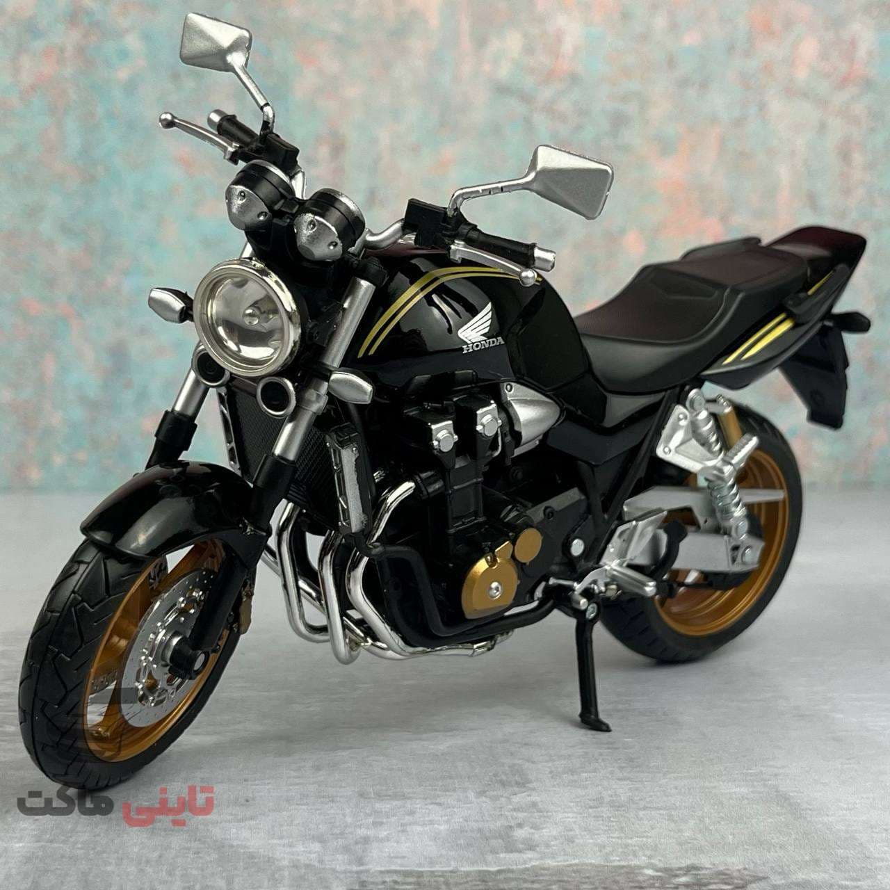 ماکت موتور Honda CB1300 برند Automaxx رنگ مشکی — تصویر ۷