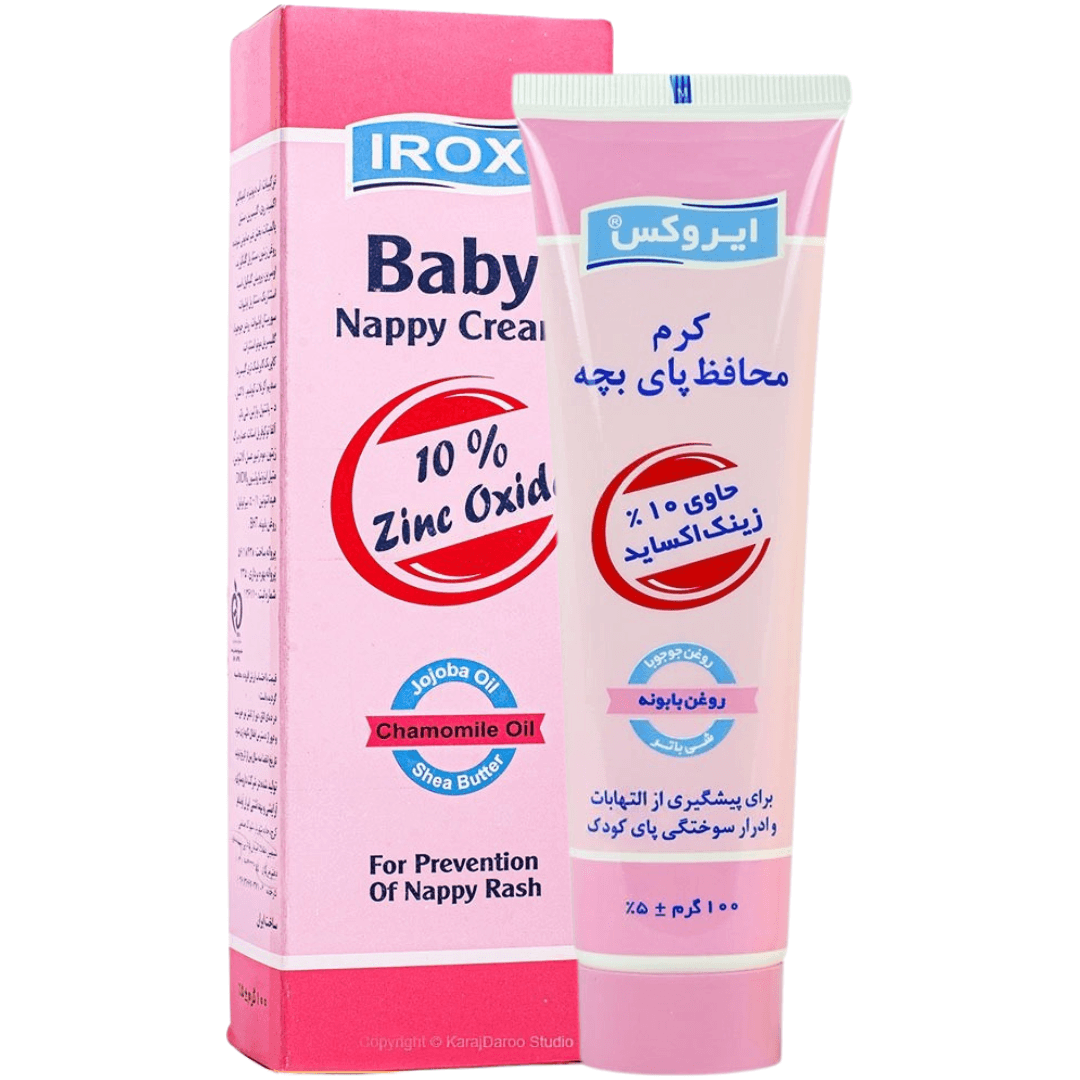 کرم محافظ پای کودک زینک اکساید 10% ایروکس (100 گرم) — تصویر ۴