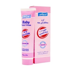 کرم محافظ پای کودک زینک اکساید 10% ایروکس (100 گرم)