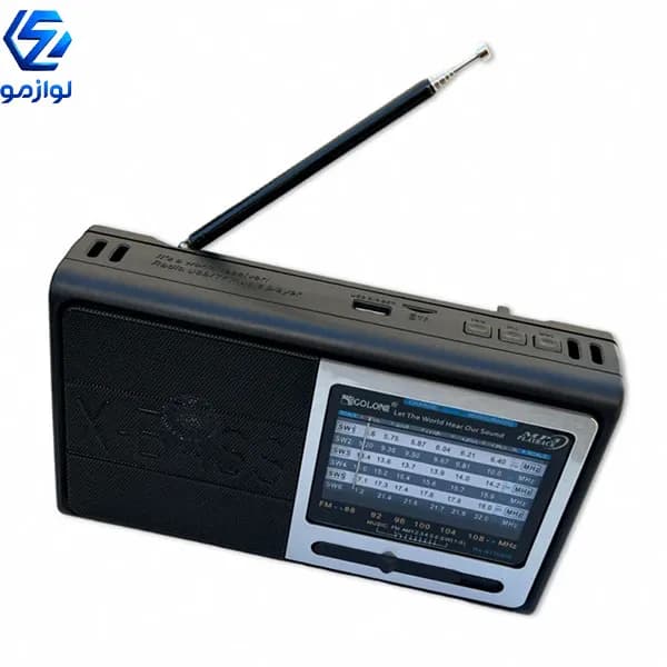 رادیو بلوتوثی گولون مدل RX-BT3050S با پنل خورشیدی — تصویر ۶