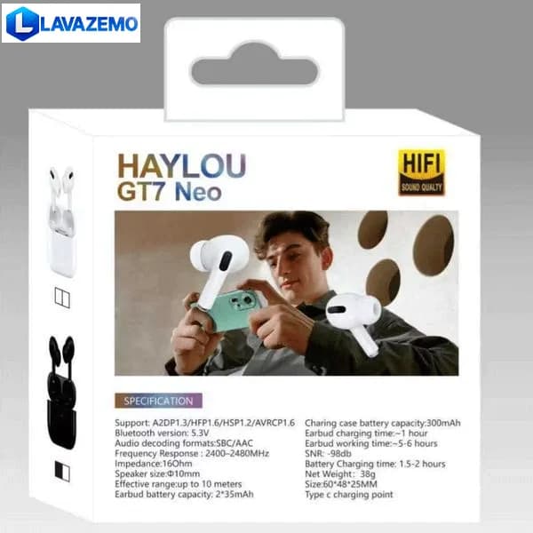 هدفون بی‌سیم هایلو GT7 — تصویر ۴