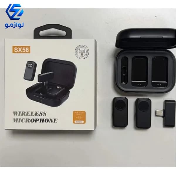 میکروفون یقه‌ای بی‌سیم مدل SX56 — تصویر ۹