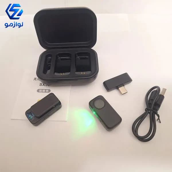 میکروفون یقه‌ای بی‌سیم مدل SX56 — تصویر ۸