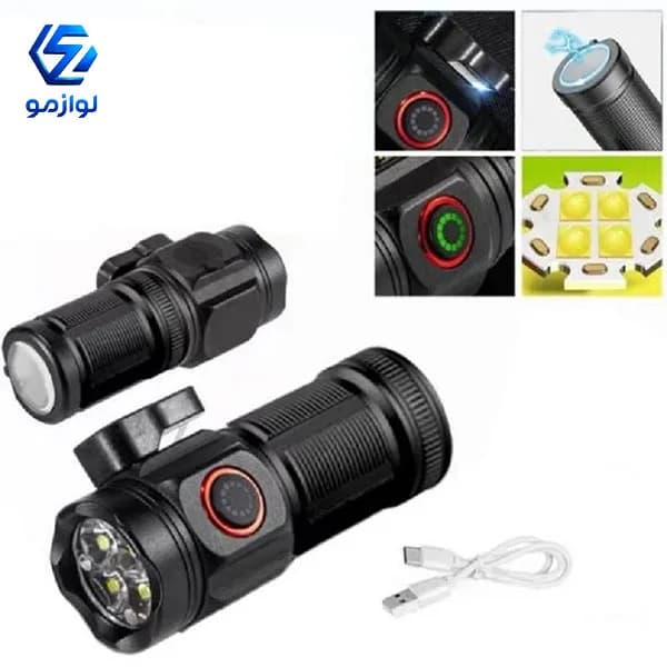 چراغ قوه دستی اسمال سان مدل W5183؛ روشنایی قدرتمند در هر شرایطی — تصویر ۹