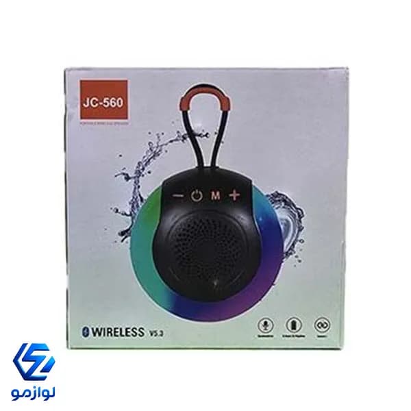 اسپیکر بلوتوثی مدل JC-560 — تصویر ۷