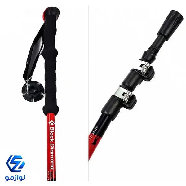 عصای کوهنوردی Black Diamond با کلیپس فلزی — تصویر ۸