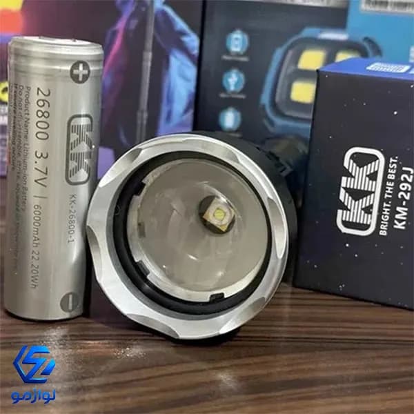 چراغ قوه شارژی پلیسی KK مدل KM-292J — تصویر ۶
