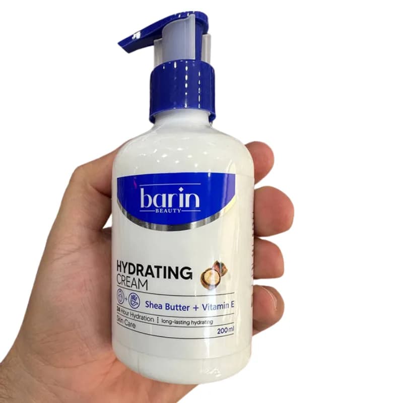 کرم دست و صورت شی باتر و ویتامین E بارین بیوتی200ml