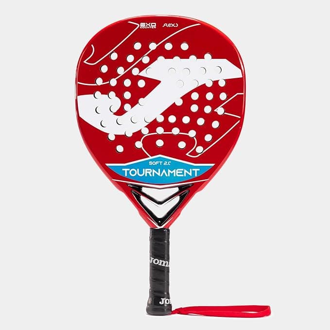راکت پدل جوما مدل TOURNAMENT SOFT Red White — تصویر ۴