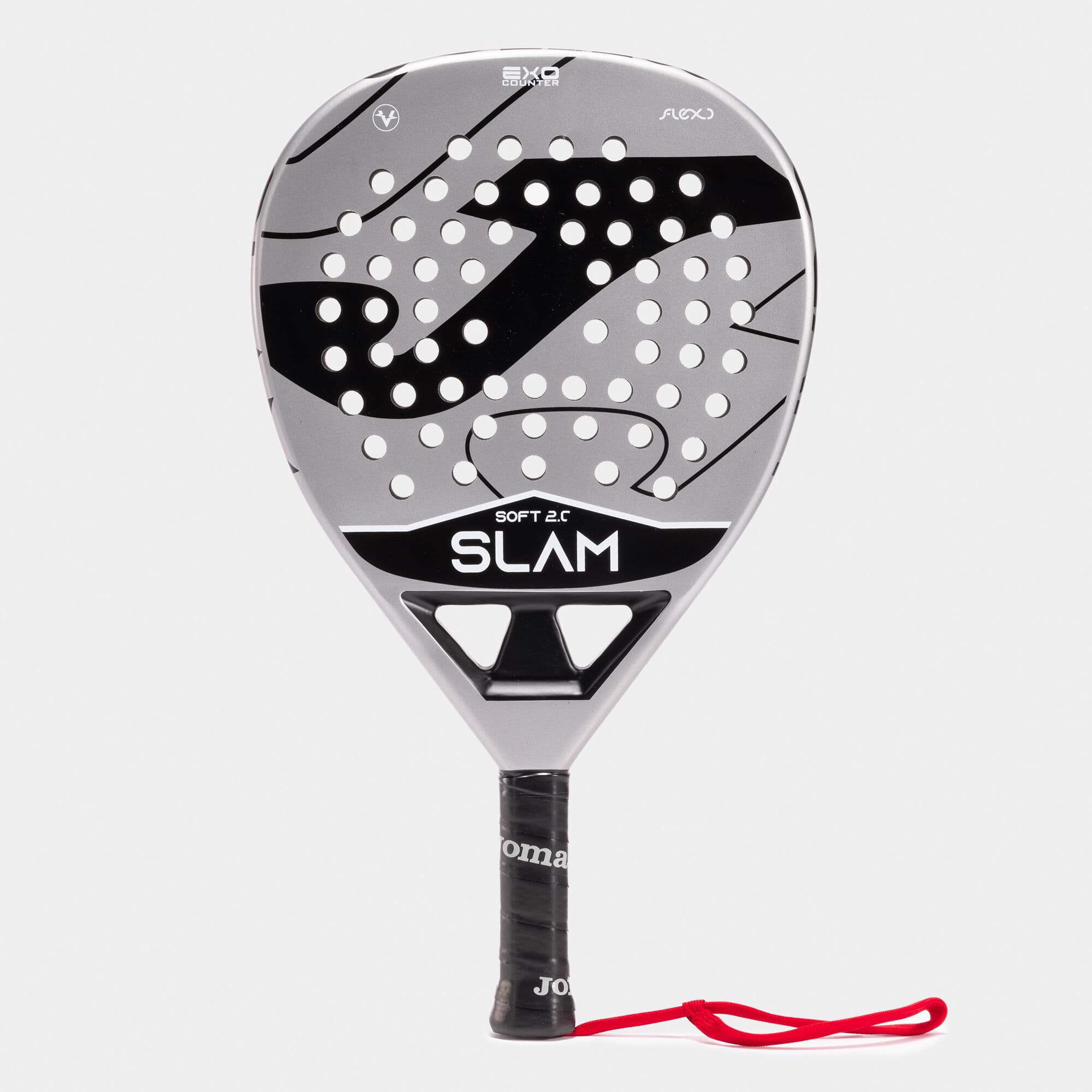 راکت پدل جوما مدل SLAM SOFT Gray Black — تصویر ۴