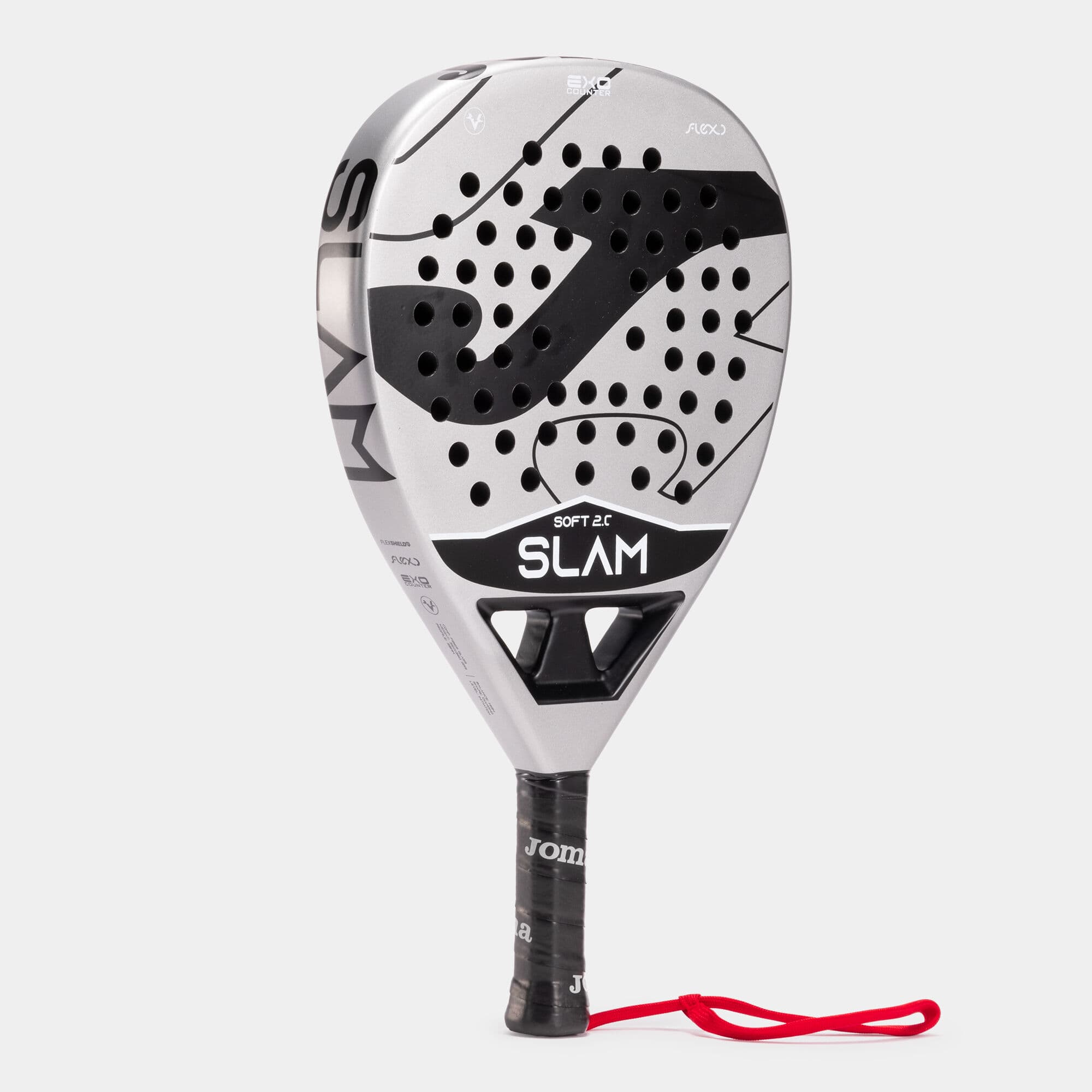 راکت پدل جوما مدل SLAM SOFT Gray Black — تصویر ۳