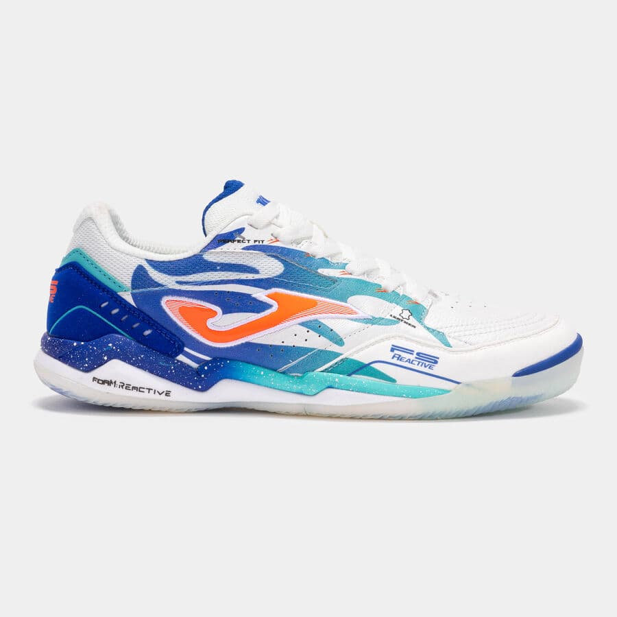 کفش فوتسال جوما مدل FS REACTIVE 2576 WHITE ROYAL INDOOR