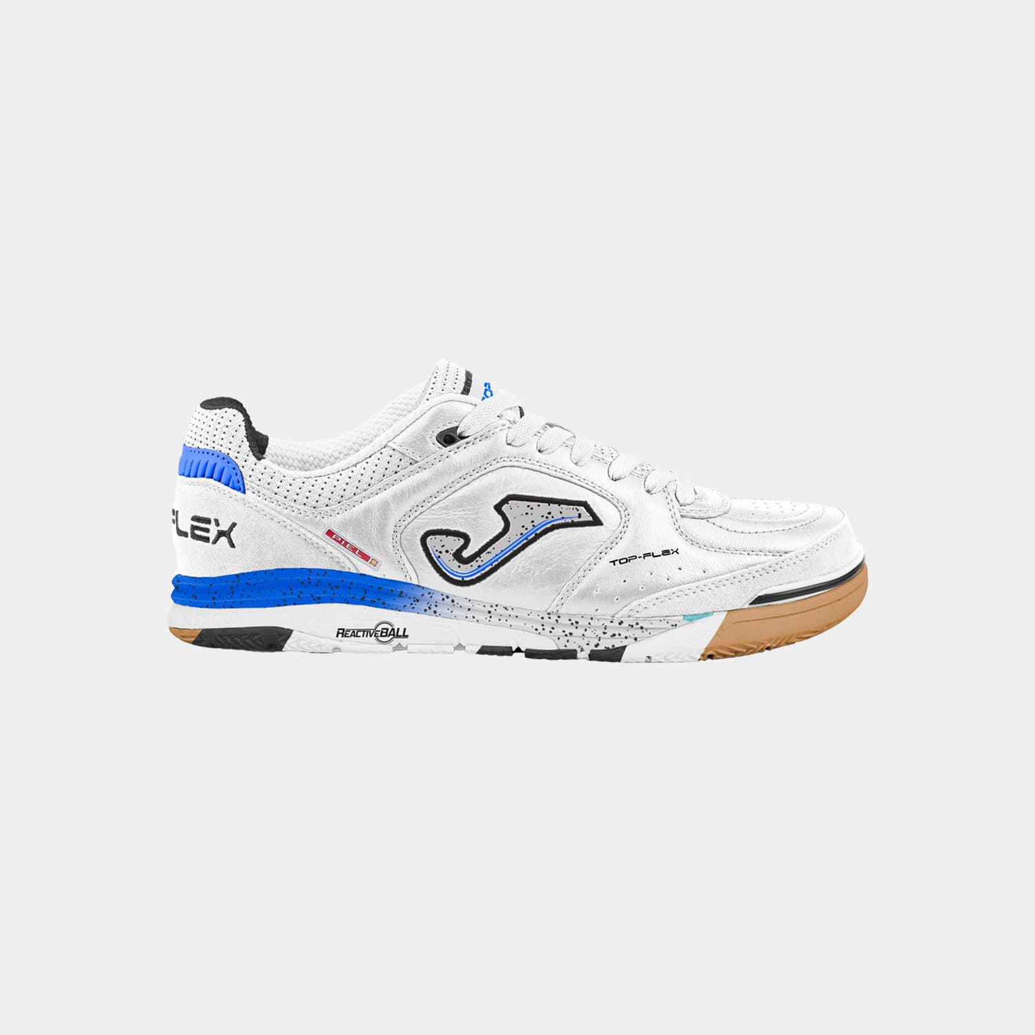 کفش فوتسال جوما مدل TOP FLEX REBOUND 2532 WHITE BLACK INDOOR
