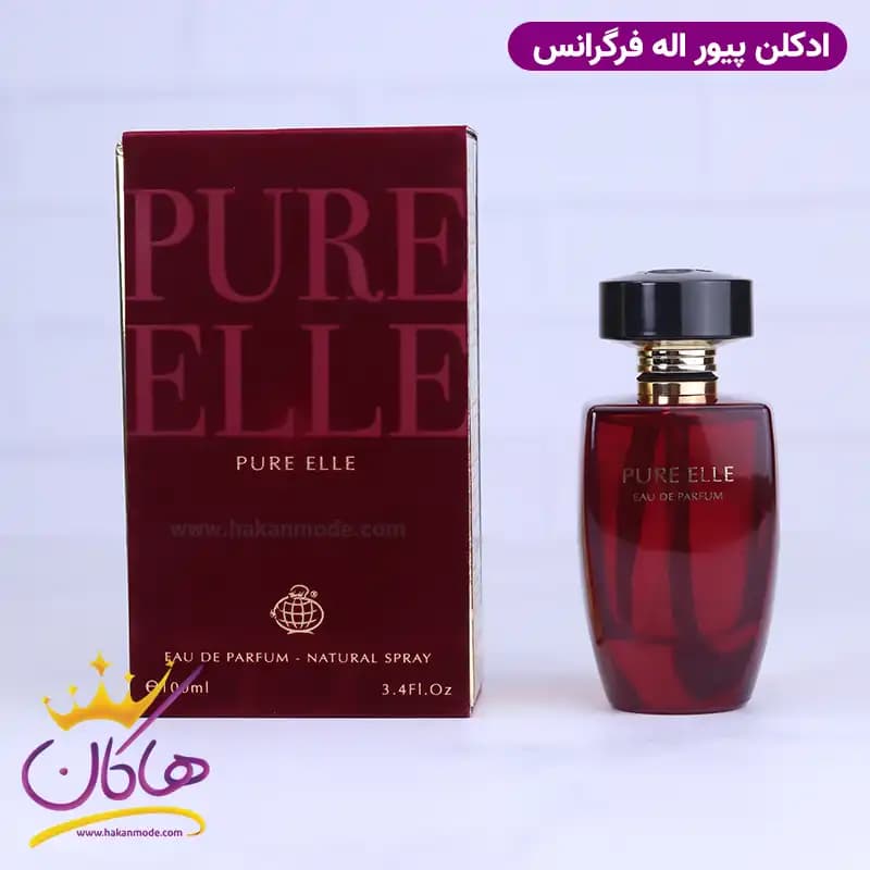 ادکلن فرگرانس زنانه پیور اله مدل وری سکسی قرمز 100 میل — تصویر ۲