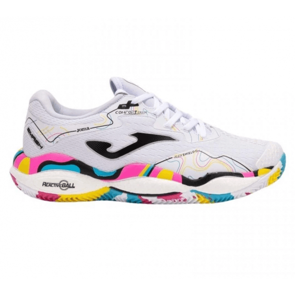 کفش تنیس جوما مدل SMASH 2592 WHITE MULTICOLOR