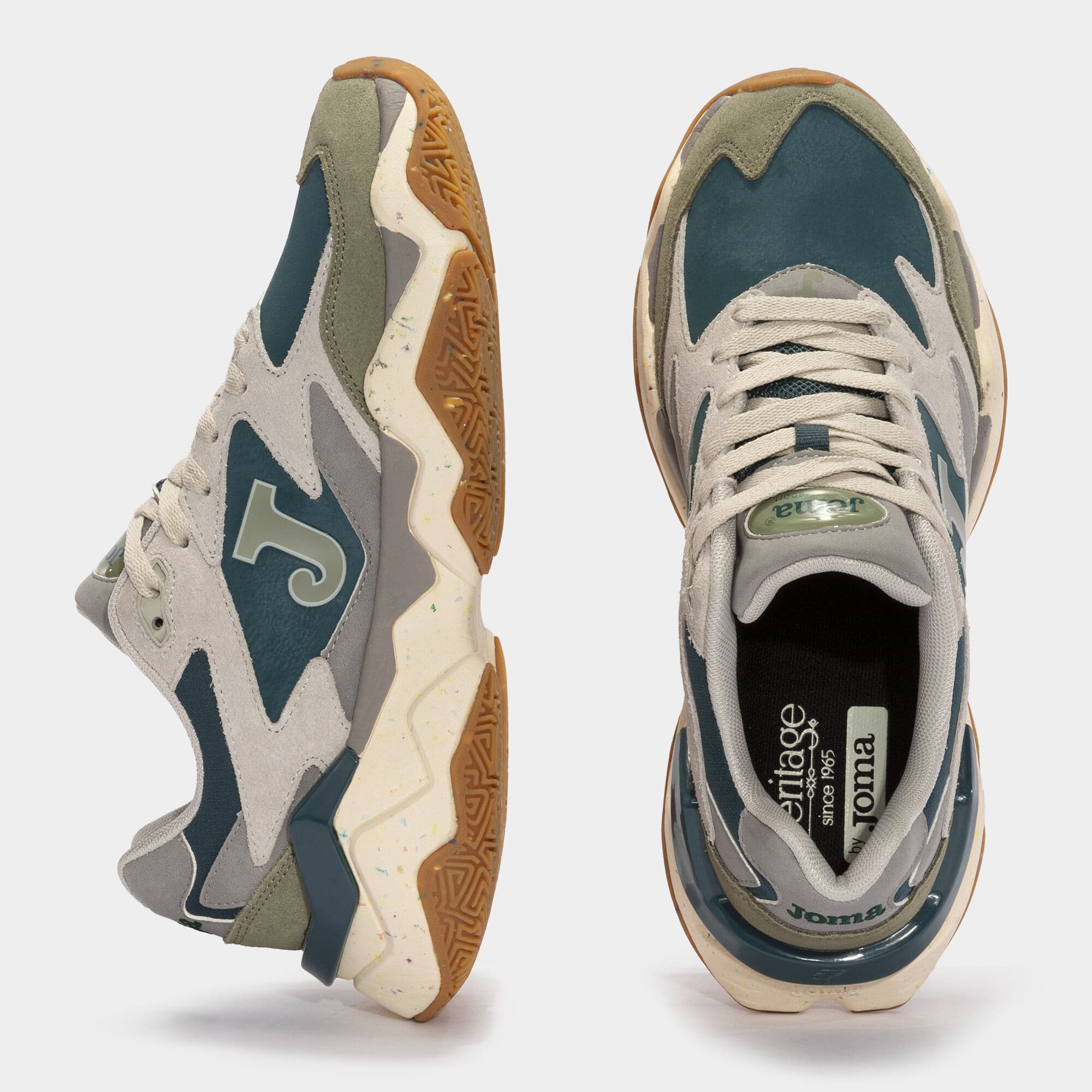 کفش کژوال جوما مدل C1400 MEN 2422 BEIGE GREEN — تصویر ۴