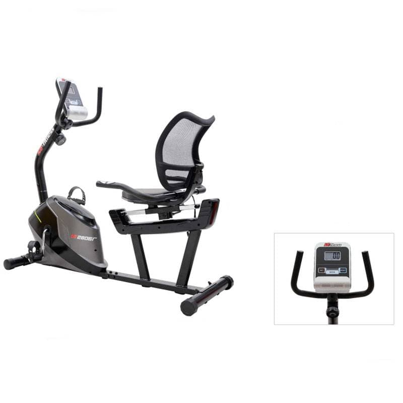 دوچرخه ثابت نشسته پشتی دار ال اس فیتنس LS Fitness LS-2806 R — تصویر ۵