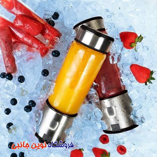 شیکر و مخلوط کن قابل حمل پاورولوژی مدل P6BPJBK ا Powerology 6 Blades Portable and Rechargeable Juicer and Blender (تک/عمده) — تصویر ۸