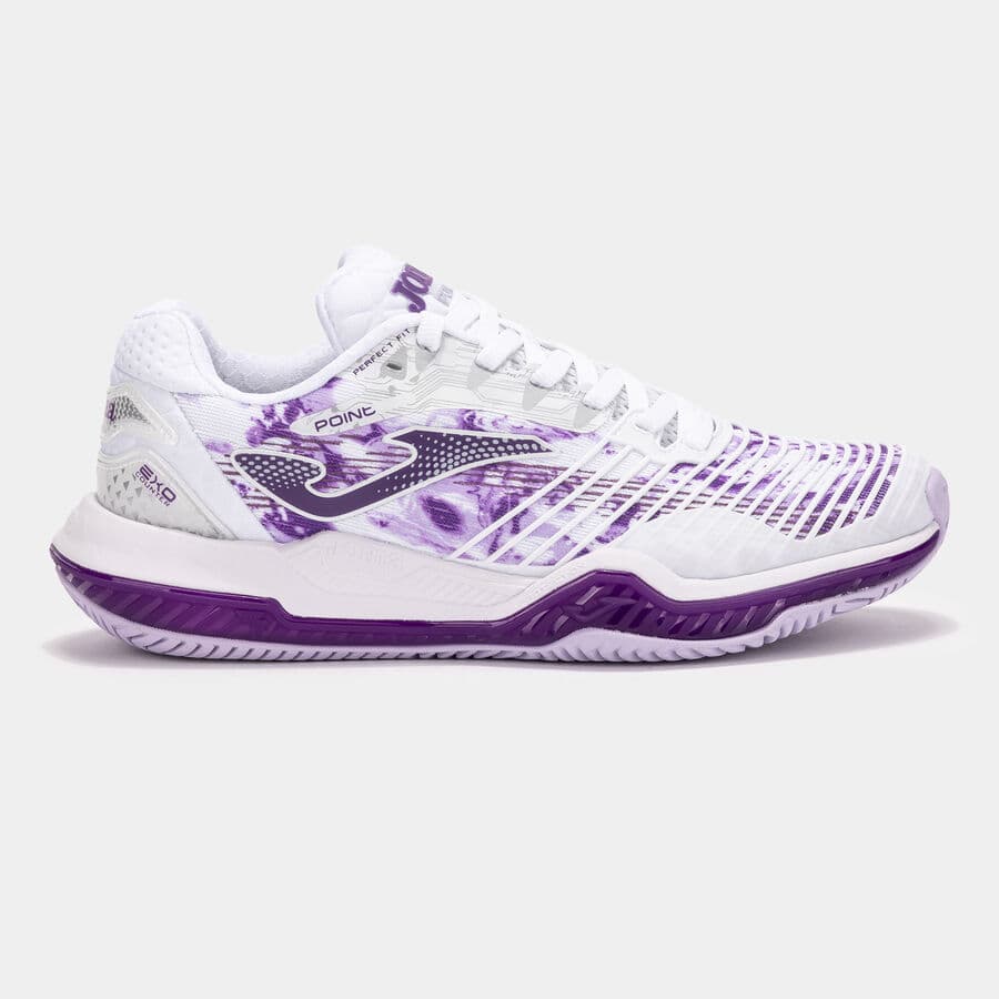 کفش تنیس پدل زنانه مدل POINT LADY 2532 WHITE PURPLE