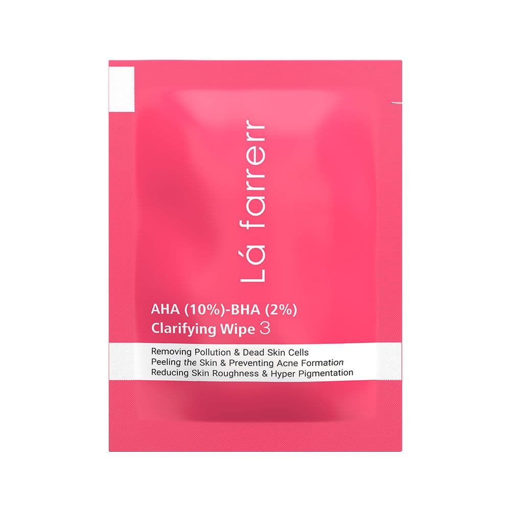 پد پاکسازی و لایه بردار ۳ لافارر AHA (10%)-BHA (2%) بسته ۳۰عددی