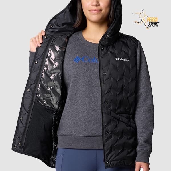 پافر زنانه کلمبیا Delta Ridge™ II Down Hooded Vest — تصویر ۱۰