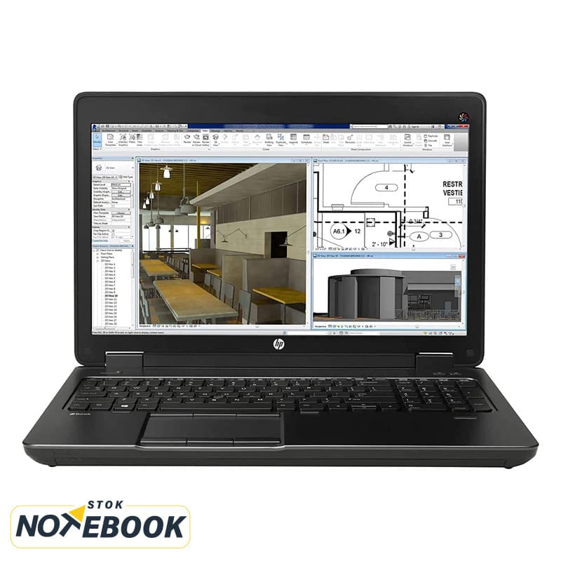 لپ تاپ اچ پی مدل ZBook 15 G1 | i7-4800MQ/16GB/256GB/2GB K1100M/15.6 inch HD – D — تصویر ۳