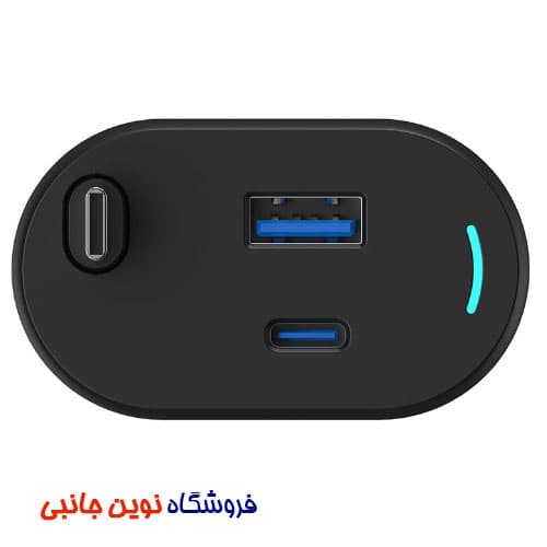 شارژر فندکی 65 وات پاورولوژی مدل PCCSR018 ا Powerology PCCSR018 Type-C Retractable Car Charge (تک/عمده) — تصویر ۵