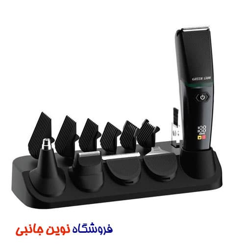 ست ماشین اصلاح صورت گرین لاین مدل 5in 1 Grooming Kit ا Green Lion 5 In 1 Grooming Kit shaving machine (تک / عمده) — تصویر ۲