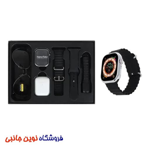 پک هدیه ساعت هوشمند هاینو تکو مدل GP-17 لاکچری ا HainoTeko GP-17 Luxury Gift Packaging Smart watch (تک/ عمده)