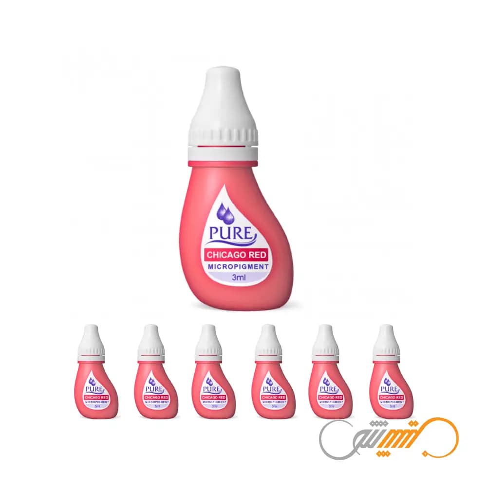 رنگ تتو پیور بایوتاچ Biotech Pure Chicago Red — تصویر ۳