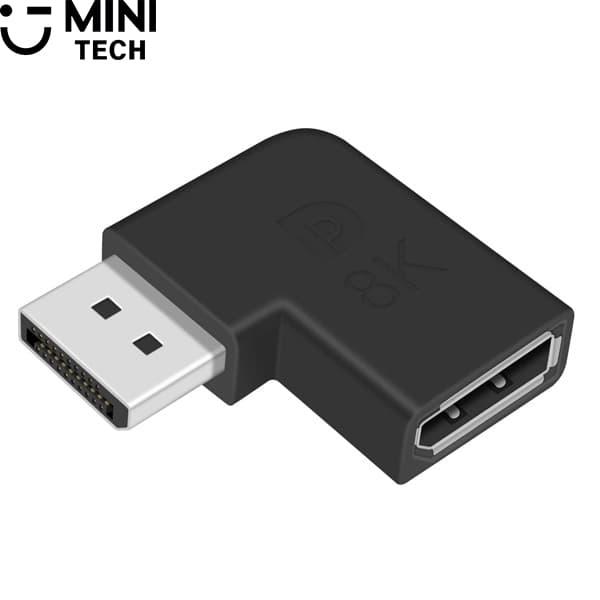 تبدیل نری به مادگی DP مینی تک 8K زاویه 90درجه
