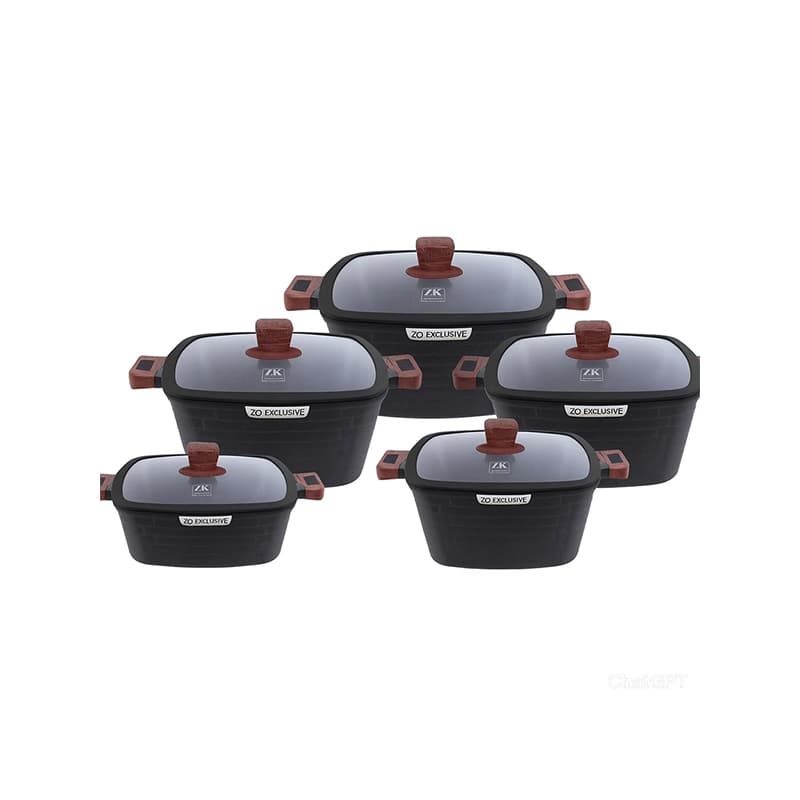 سرویس قابلمه 10 پارچه زیو مدل ZCS-8550