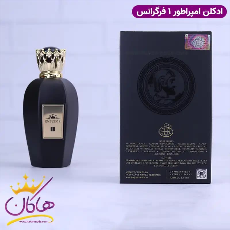 ادکلن فراگرنس مردانه امپراطور 1 مدل کوروش روونا 100 میل — تصویر ۷